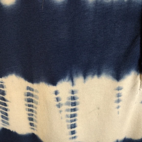 American Living Blue and White Tie Dye Dress - Picture 6 of 7